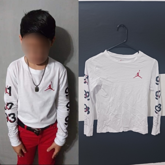 Jordan Other - Jordan Boy White signature Letter long sleeve shirt